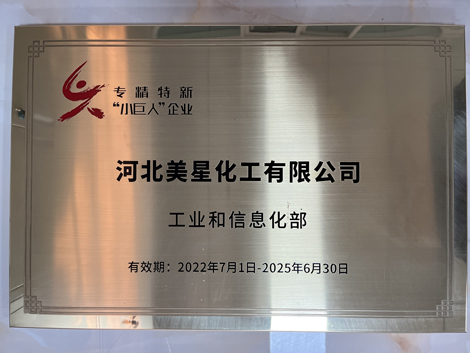 河北美星：入選2022年國(guó)家專(zhuān)精特新&ldquo;小巨人&rdquo;企業(yè)、2022年第一批河北省&ldquo;專(zhuān)精特新&rdquo;中小企業(yè)